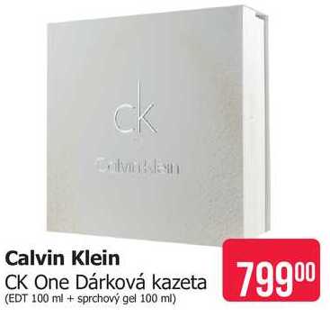 Calvin Klein CK One Dárková kazeta (EDT 100 ml + sprchový gel 100 ml)