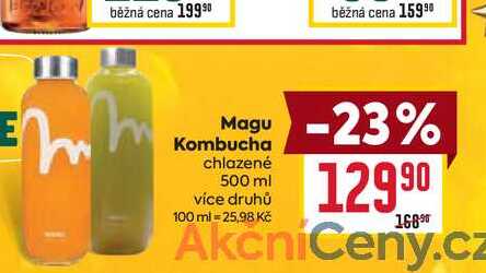 Magu Kombucha chlazené 500 ml