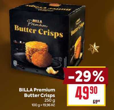 BILLA Premium Butter Crisps 250 g