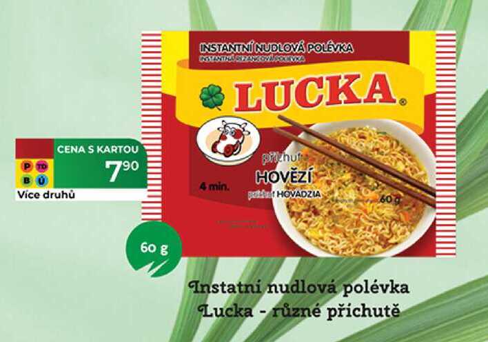 Instatní nudlová polévka Lucka 60 g