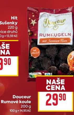 Douceur Rumové koule 200 g 
