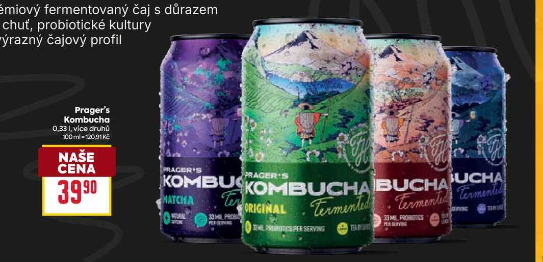 Prager's Kombucha 0,33l