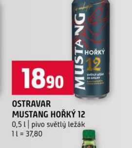 OSTRAVAR MUSTANG HOŘKÝ 12 0,5l