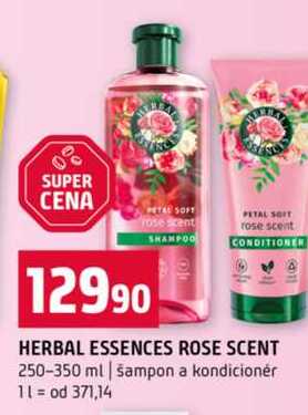 HERBAL ESSENCES ROSE SCENT 250-350 ml šampon a kondicionér