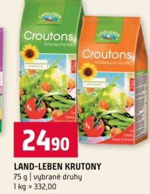 LAND-LEBEN KRUTONY 75 g vybrané druhy