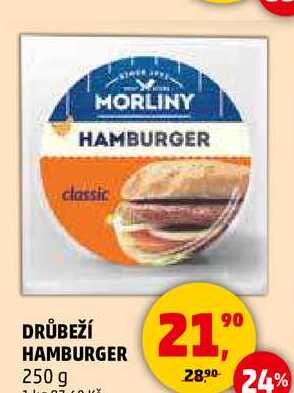 DRŮBEŽÍ HAMBURGER, 250 g