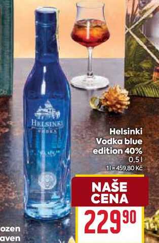 Helsinki Vodka blue edition 40% 0,5l
