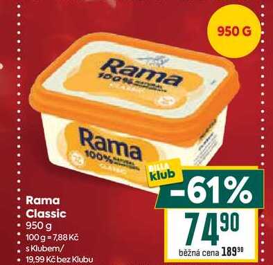 Rama Classic 950 g  