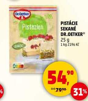 PISTÁCIE SEKANÉ DR.OETKER, 25 g 