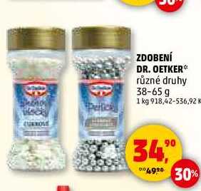 ZDOBENÍ DR. OETKER, 38-65 g