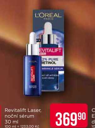 ĽOréal Revitalift Laser, noční sérum 30 ml