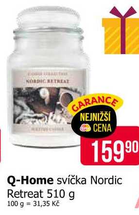 Q-Home svíčka Nordic Retreat 510 g