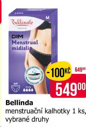 Bellinda menstruační kalhotky 1 ks, vybrané druhy 