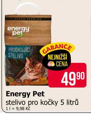 Energy Pet stelivo pro kočky 5 litrů