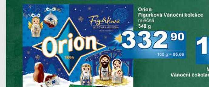 Orion Figurková Vánoční kolekce mléčná 348 g