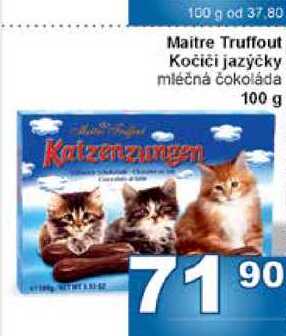 Maitre Truffout Kočiči jazýčky 100g