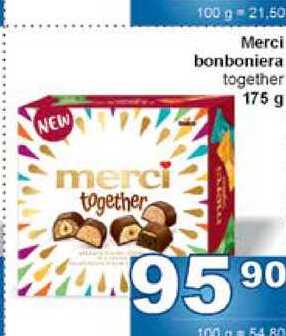 Merci bonboniera together 175 g