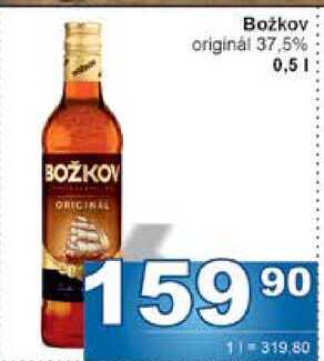 Božkov originál 37,5% 0,5l
