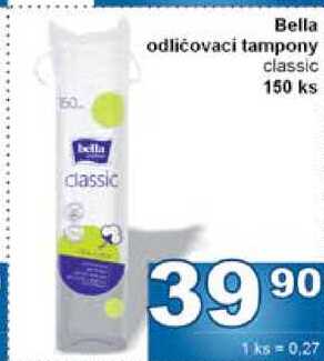 Bella odličovaci tampony classic 150 ks 