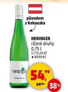 HENINGER, 0,75 l