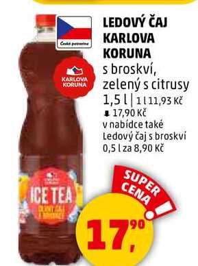 LEDOVÝ ČAJ KARLOVA KORUNA, 1,5 l