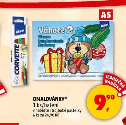 OMALOVÁNKY, 1 ks
