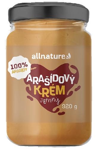 Allnature Arašídový krém jemný 920 g, 920 g