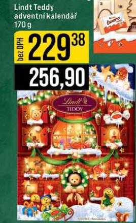 Lindt Teddy adventní kalendář 170 g 