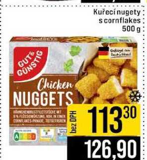 Kuřecí nugety s cornflakes 500 g