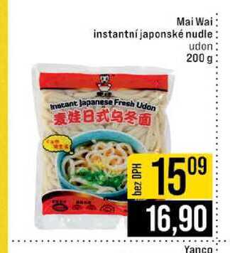 Mai Wai instantní japonské nudle udon 200 g