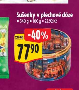 Sušenky v plechové dóze 340 g 