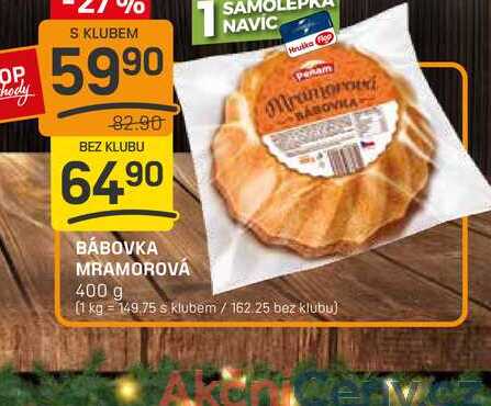 BÁBOVKA MRAMOROVÁ 400 g