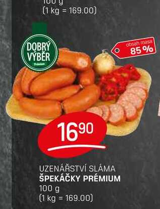 ŠPEKÁČKY PRÉMIUM 100 g 