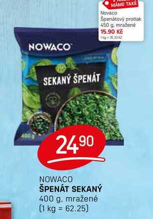 NOWACO ŠPENÁT SEKANÝ 400 g