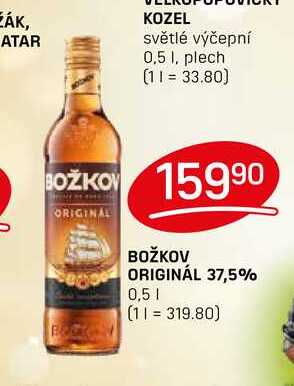 BOŽKOV ORIGINÁL 37,5% 0,5l
