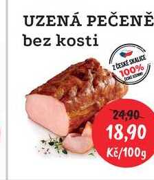 UZENÁ PEČENĚ bez kosti 100g 