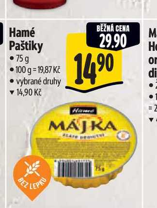Hamé Paštiky 75g