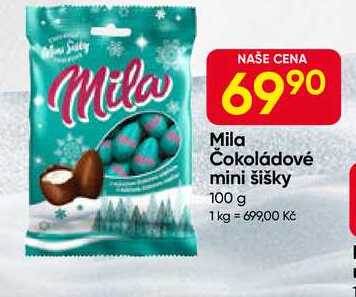 Mila Čokoládové mini šišky 100 g