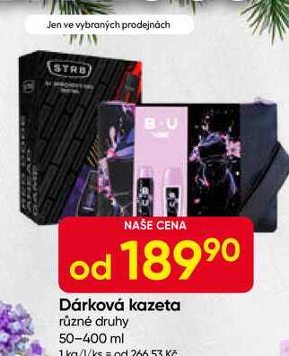 STR8 Dárková kazeta různé druhy 50-400 ml 