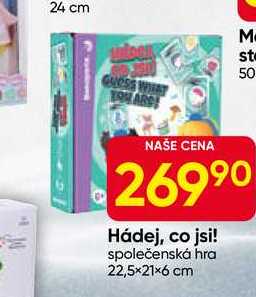 Hádej, co jsi! společenská hra 22,5×21×6 cm