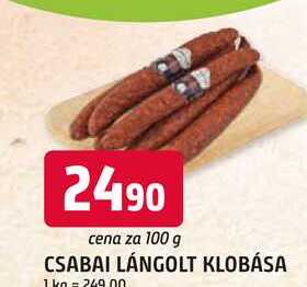 CSABAI LÁNGOLT KLOBÁSA 100 g