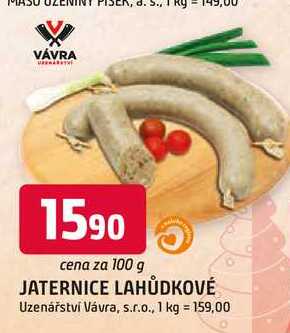 JATERNICE LAHŮDKOVÉ 100g