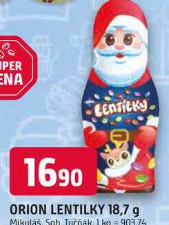 ORION LENTILKY 18,7 g 