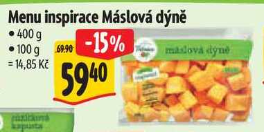 Menu inspirace Máslová dýně, 400 g