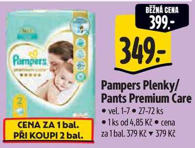 Pampers Plenky/ Pants Premium Care, 27-72 ks 