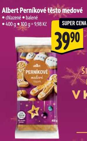 Albert Perníkové těsto medové, 400 g