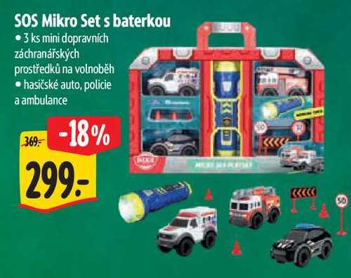 SOS Mikro Set s baterkou 