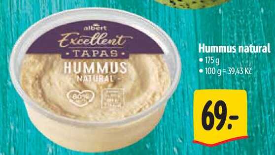 Hummus natural, 175 g 