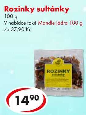 Rozinky sultánky, 100 g 