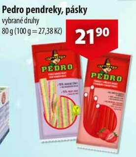 Pedro pendreky, pásky, 80 g